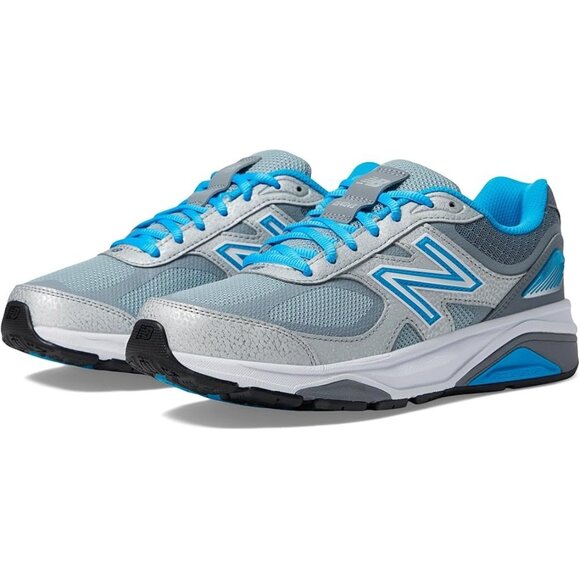 New Balance Womens 9 B 1540v3 Grey/Blue Running Shoes Cross Trainer W1540SP3 NWB - Picture 1 of 5
